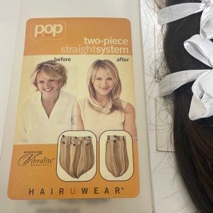 POP Hair You Wear dark brown/ auburn 15 in.